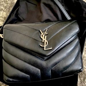 Authentic Saint Laurent Toy Loulou & Cardholder